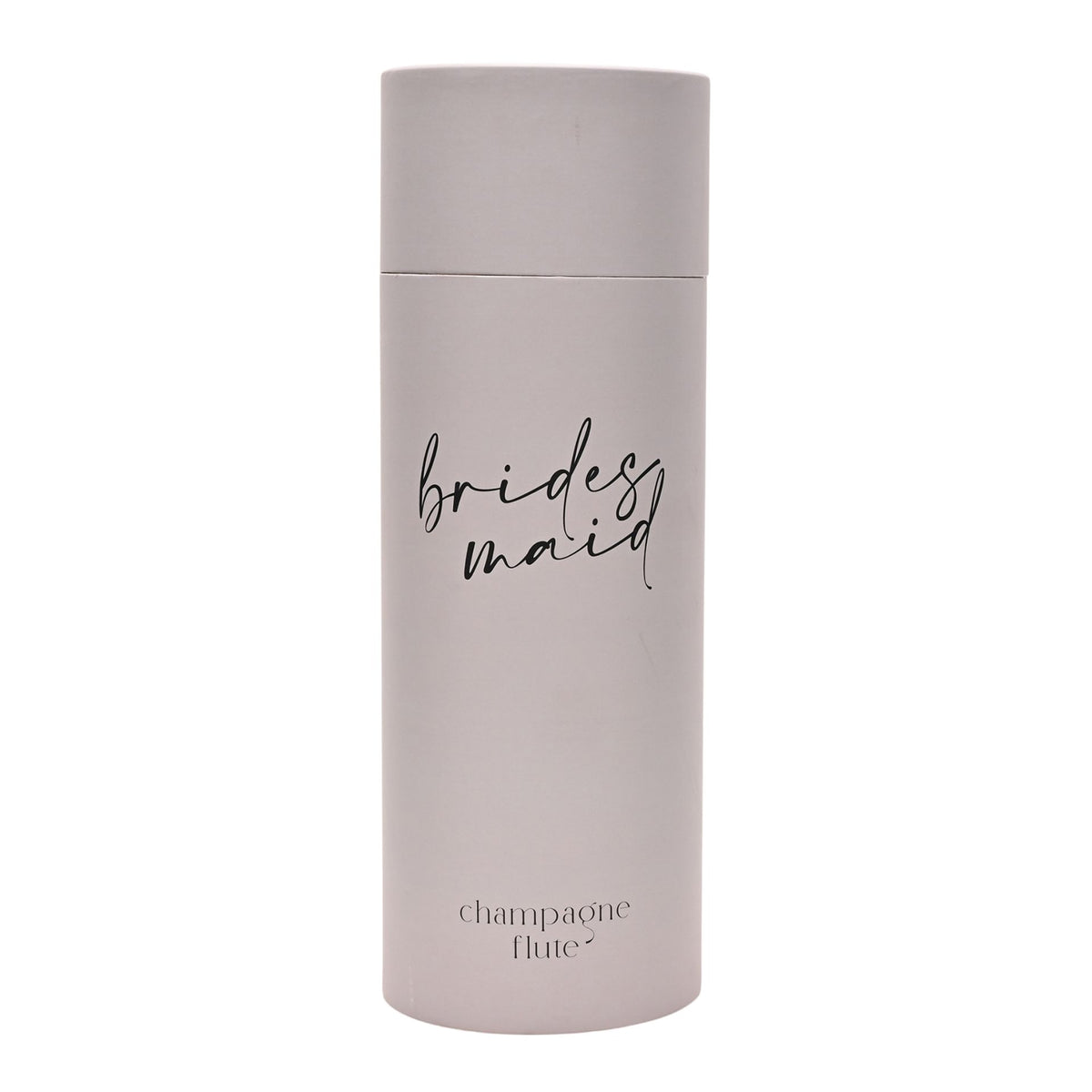 Amore Champagne Flute Black Words - Bridesmaid