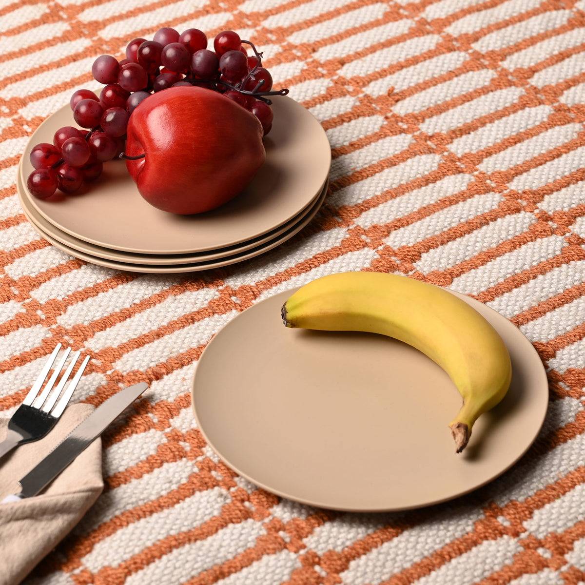 Country Living Set of 4 RPET Side Plates - 20cm Stone