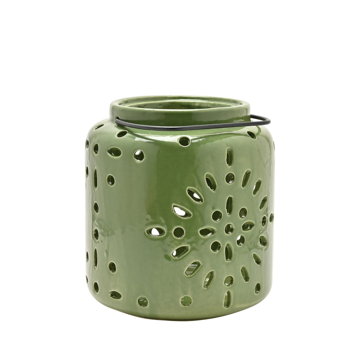 Country Living Ceramic Lantern - Sage