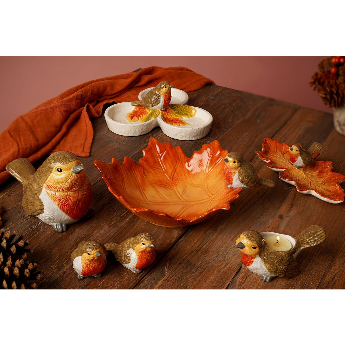 Country Living Robin Salt & Pepper Pots
