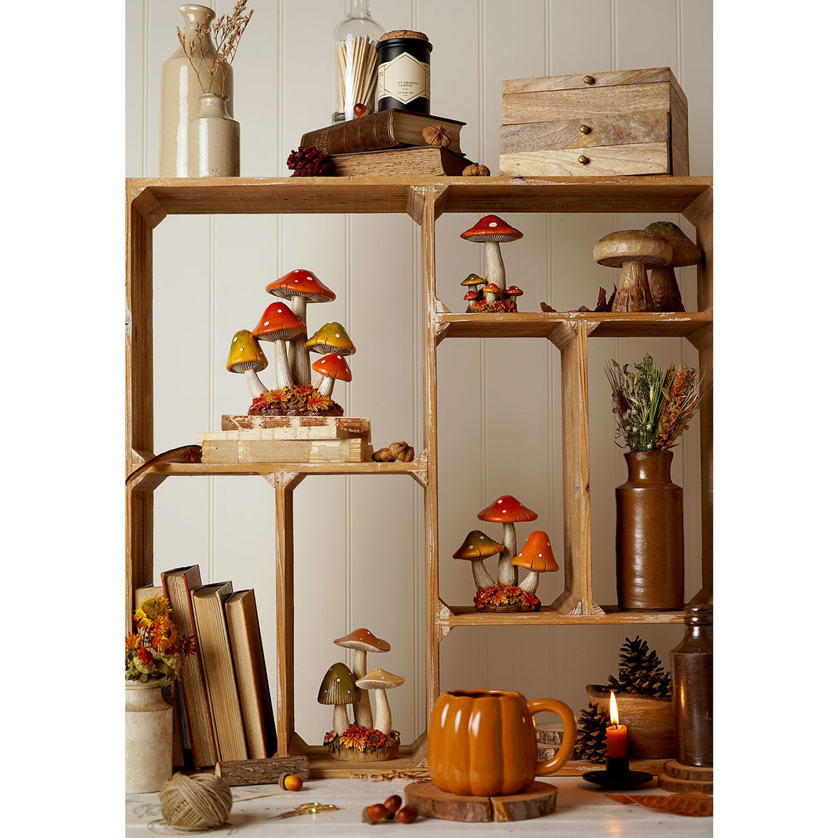 Country Living Mushroom Ornament 15cm