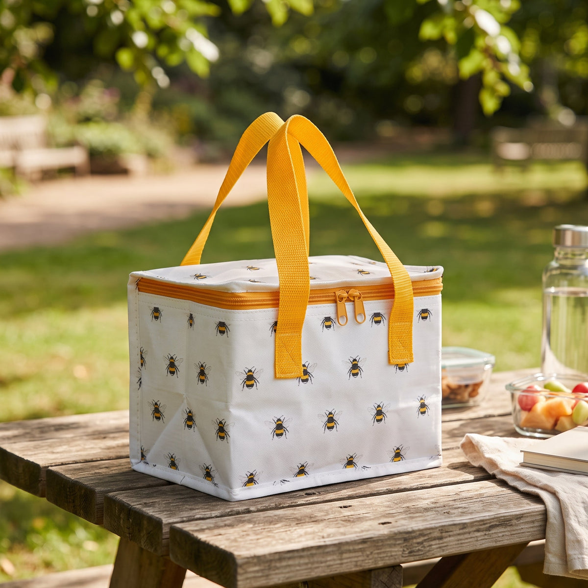 Bee Print Lunch Bag