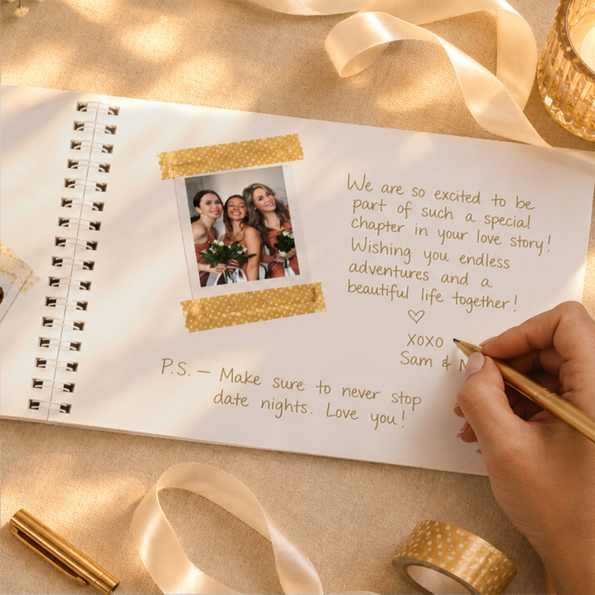 Personalised Photo Upload Guest Book