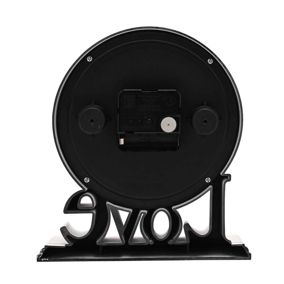 Hometime Mantel Clock - Love