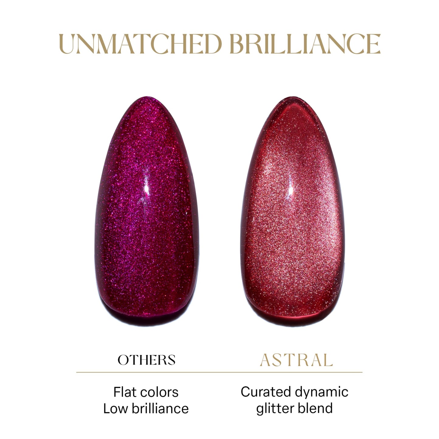 APRÉS Astral Gel Color Set — 3-Color HEMA-Free & TPO-Free Salon Gel Polish Trio (Velvet Cat Eye, Set 5)