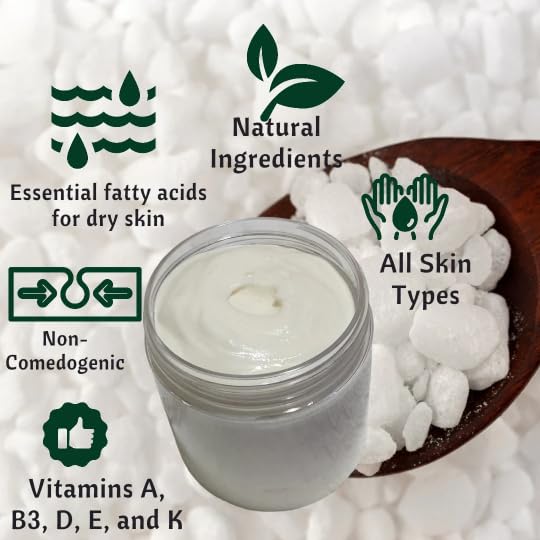 Beef Tallow & Magnesium Body Butter – Grass-Fed, Handmade Moisturizer (Sandalwood Vanilla)