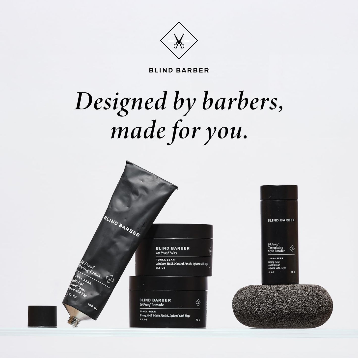 Blind Barber Bryce Harper Gift Set — Two-Piece Hair Clay + Beard Balm for Men
