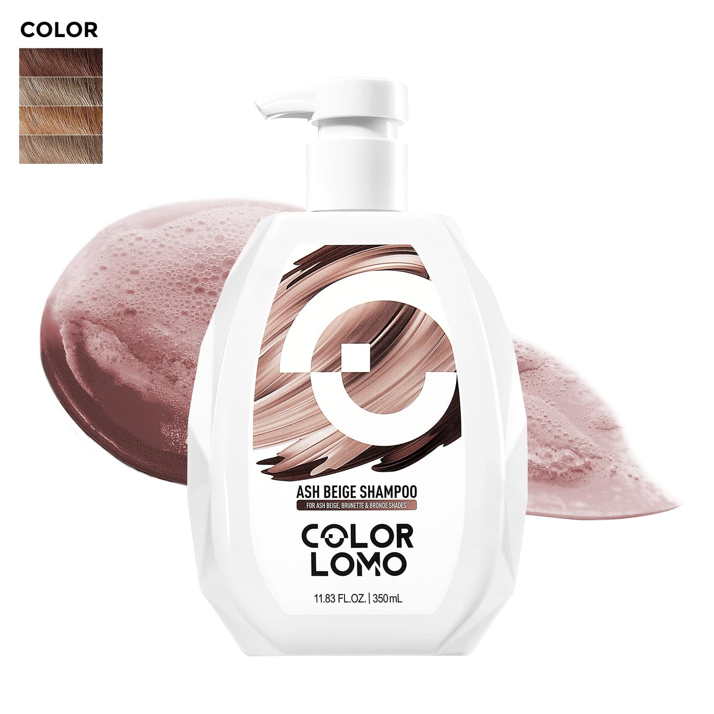 COLORLOMO Ultra Color Safe Shampoo (Ash Beige) – Protect Color & Shine