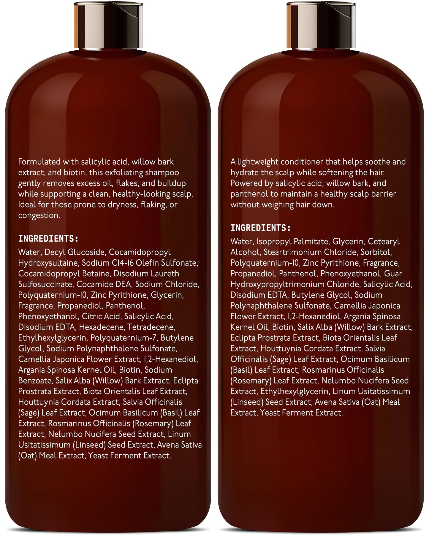 DEL SUR Scalp Cleansing Shampoo & Conditioner Set – Oil Control & Build-Up with Camellia Japonica
