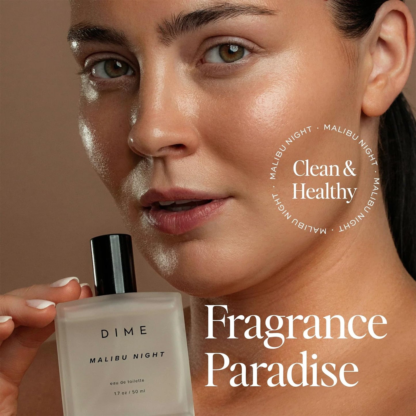 DIME Malibu Night Perfume – Light Floral Musk, Hypoallergenic Eau de Toilette for Women