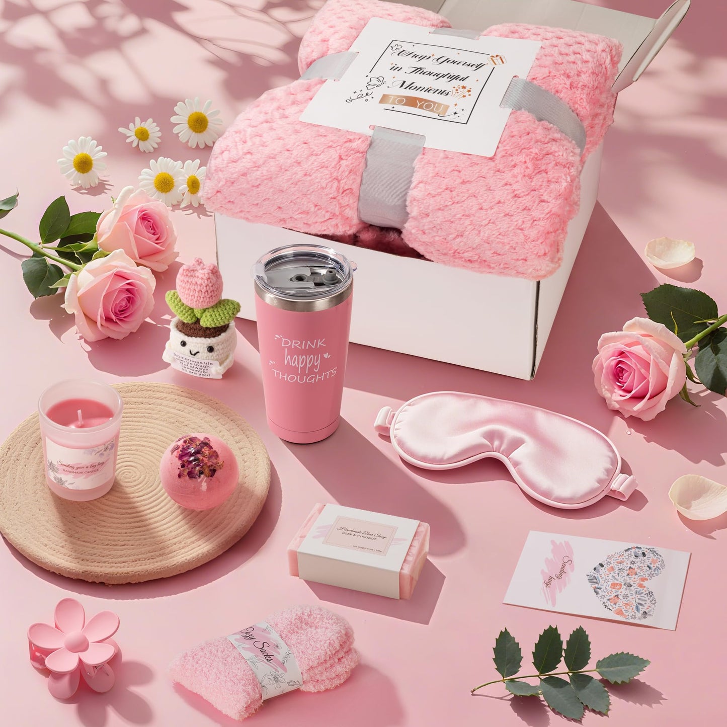 ENVTEK Gift Box for Women – Luxury Self-Care Spa Set for Birthdays & Get Well