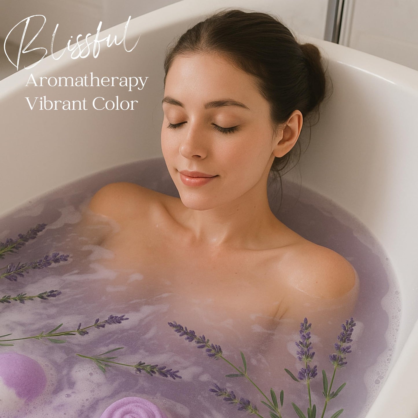 EvolutionUSA Lavender Dreams Bath Bombs for Women – 12 Organic Lavender Bath Bombs Gift Set