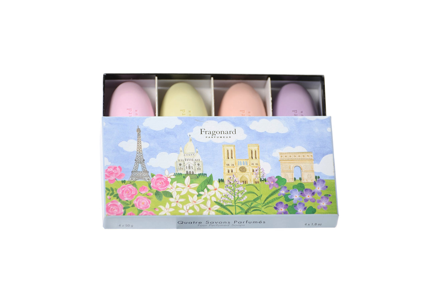 Fragonard Parfumeur Paris Set of 4 Guest Soaps – 4 x 50 g | Fragonard