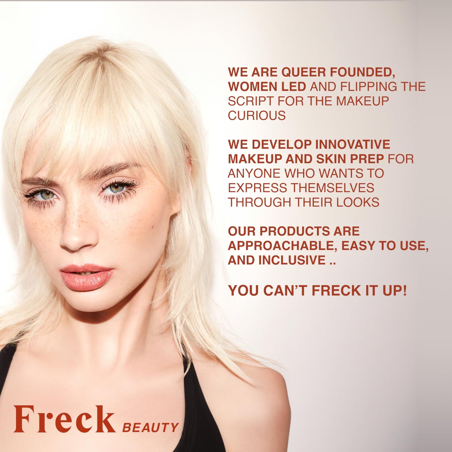 Freck Beauty SHADOW SLIDE Long Wear H2O Shadow Stick – Deep Gunmetal, Waterproof, High-Pigment Eyeshadow Crayon