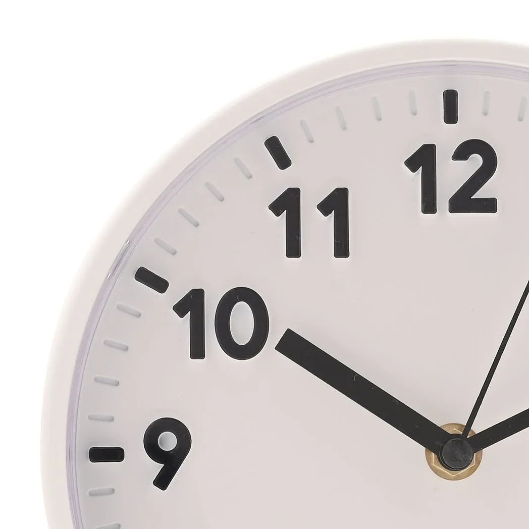Hometime Wall Clock With 3D Numbers 20cm - White