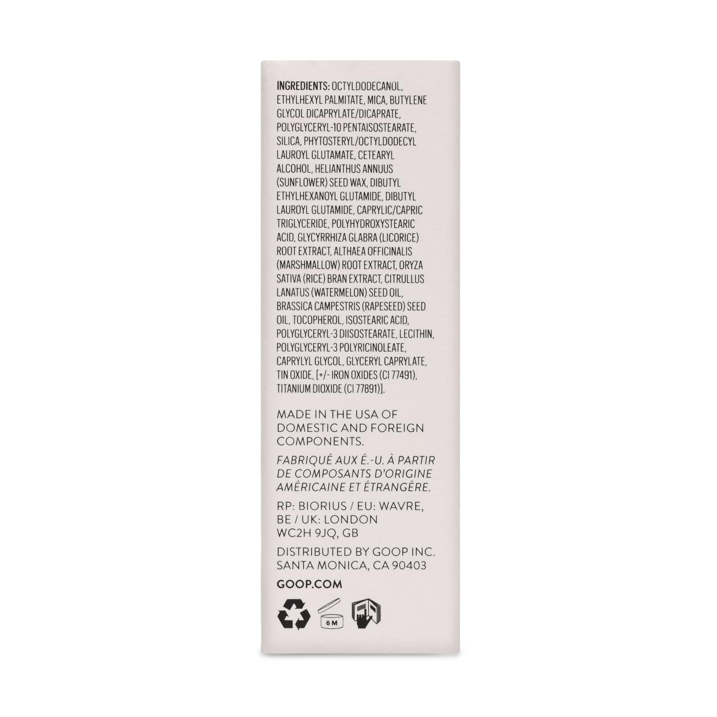 Goop Beauty Glow Skin Highlighter Stick – Pearlescent Champagne Glow, Multi-Use Gel Highlighter