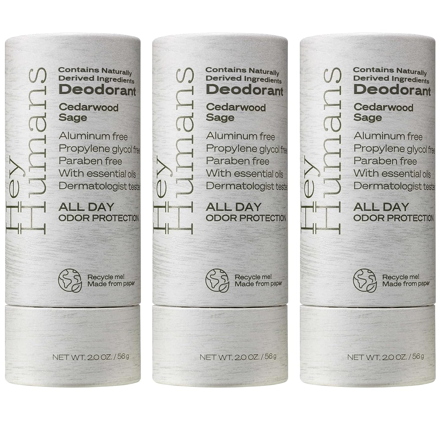 Hey Humans Aluminum-Free Deodorant – Cedarwood Sage