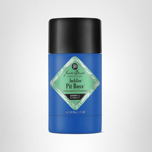 Jack Black Pit Boss JackZen Antiperspirant & Deodorant – Bamboo & Violet, 2.75 oz