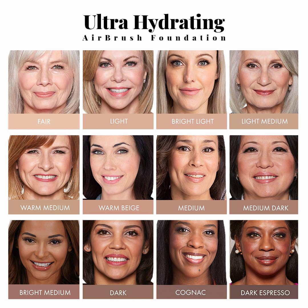 Jerome Alexander Airbrush Foundation Ultra Hydrating – Buildable Full Coverage Spray Makeup