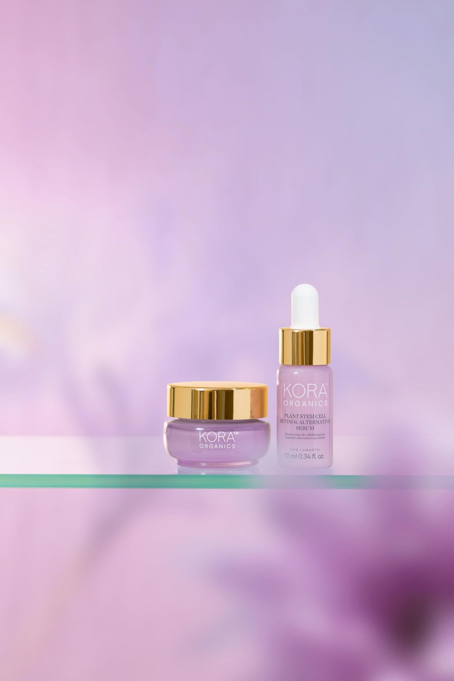KORA Organics Plant Stem Cell Retinol Alternative Serum – Firming Anti-Aging, Certified Organic, Cruelty Free, Travel Size 0.34 fl oz