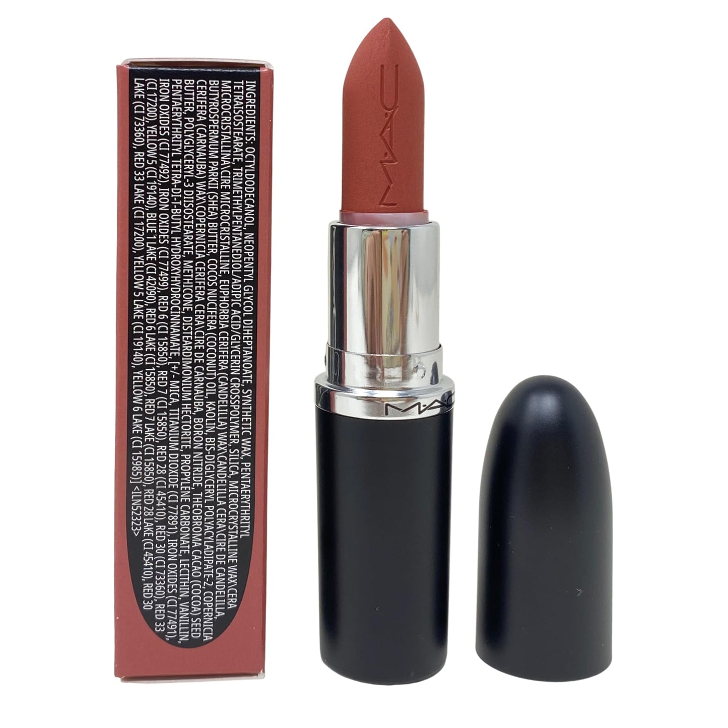 MAC M.A.Cximal Matte Lipstick 683 Cafe Mocha – Mauvey Nude Lip Color 0.12 oz