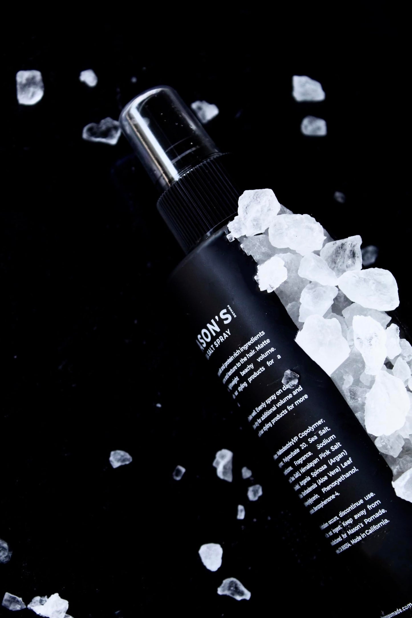 Mason’s Sea Salt Spray – Beach Waves, Aloe & Argan Oil, Lightweight 8 oz