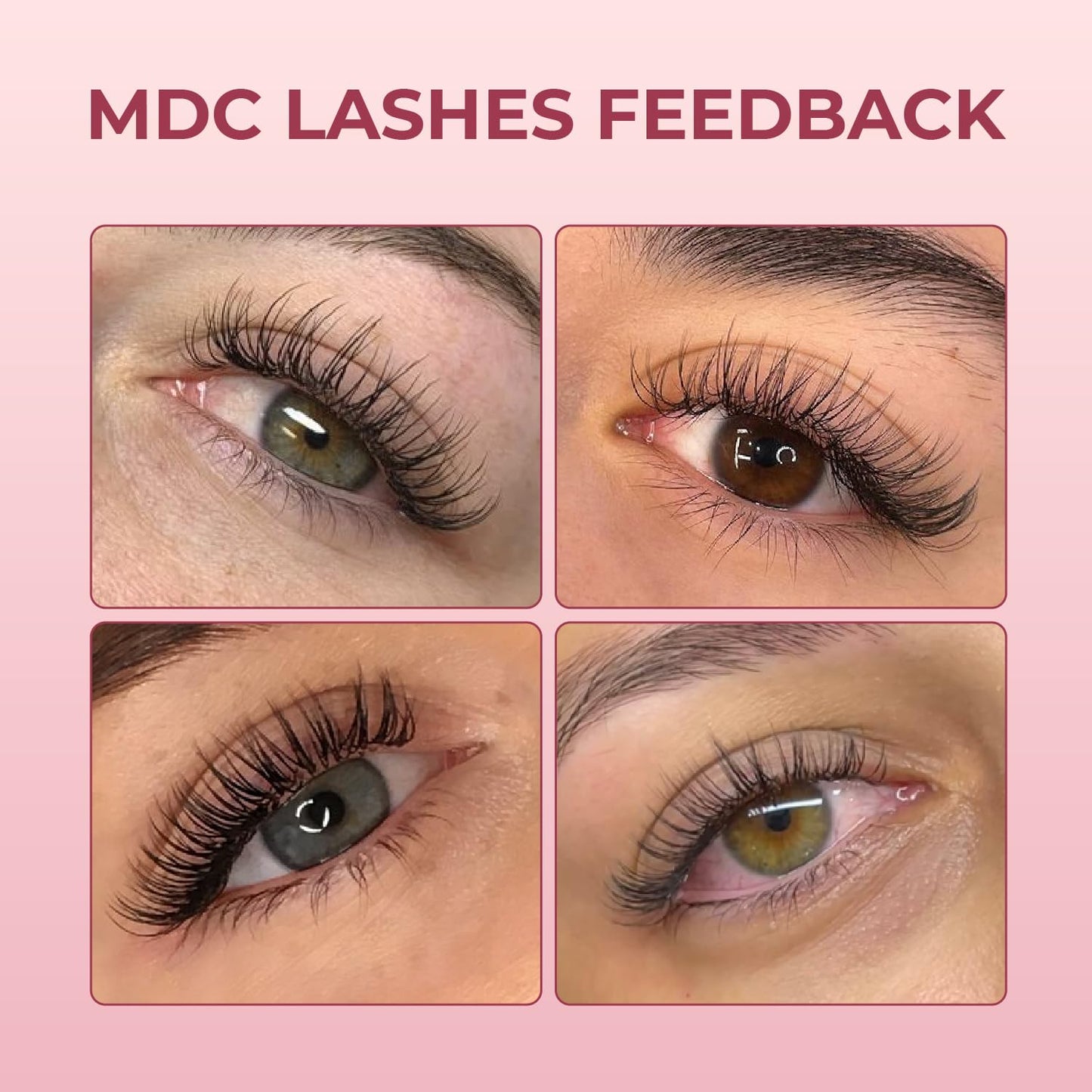 MDC LASHES Promade Eyelash Fans 1000-Pack 5D–20D Premade Volume Lashes, C/CC/D Curl, 10–18mm, 0.05/0.07