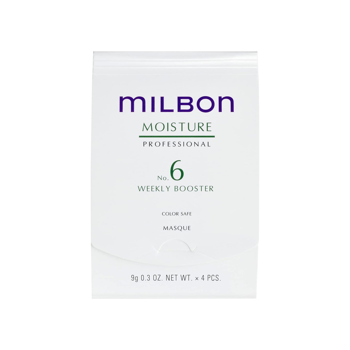 Milbon Moisture No.6 Weekly Booster — 5-Step Deep Conditioning for Hydrated, Color-Safe Hair