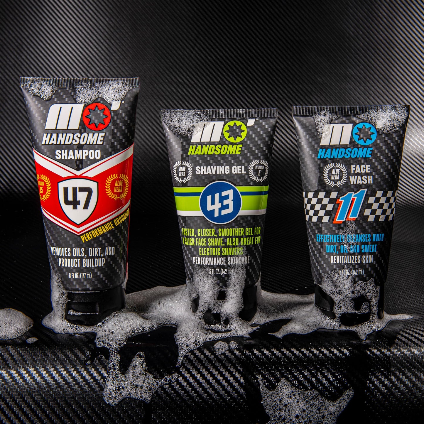 Mo' Handsome Premium Shave Gel for Men – Smooth Glide, Hydration & Aloe Vera | Made in USA
