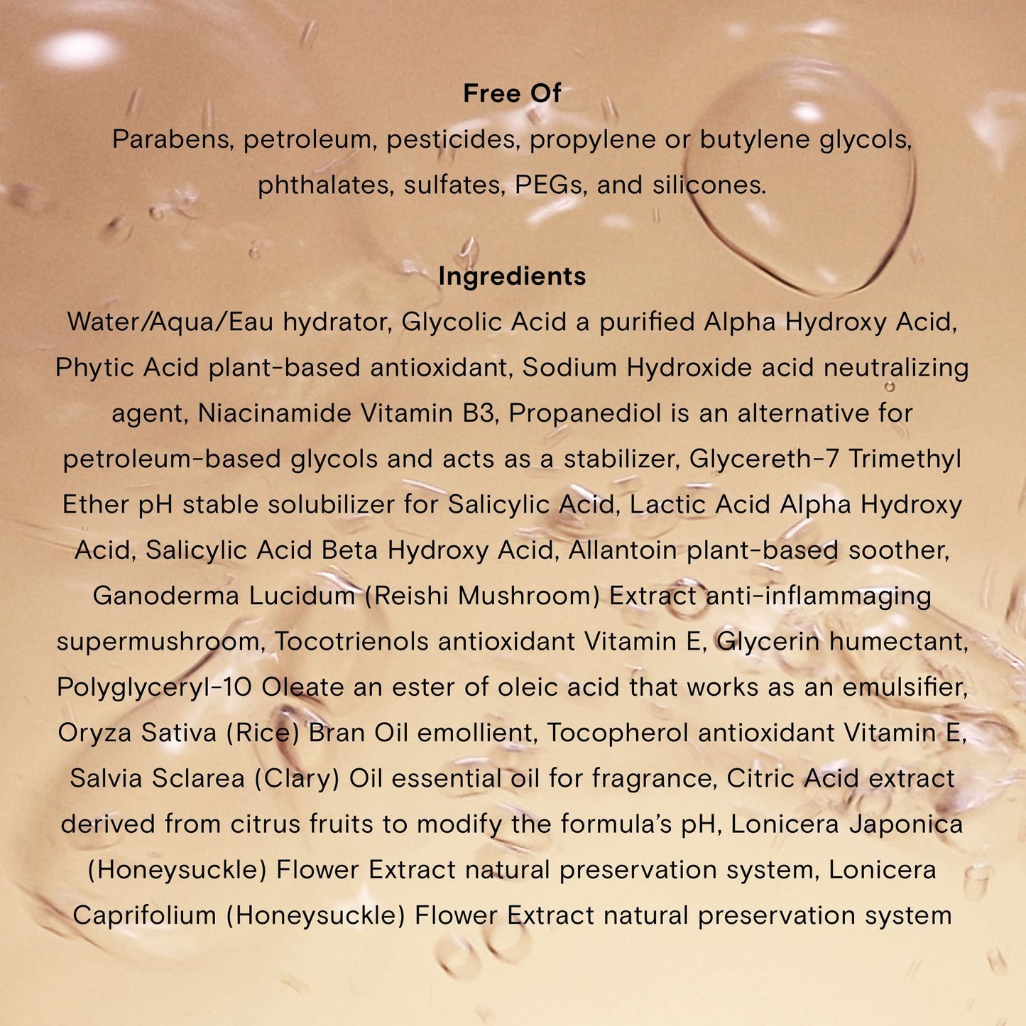 Moon Juice Acid Potion: Liquid Face Exfoliator with 25% AHA/BHA, Reishi & Niacinamide