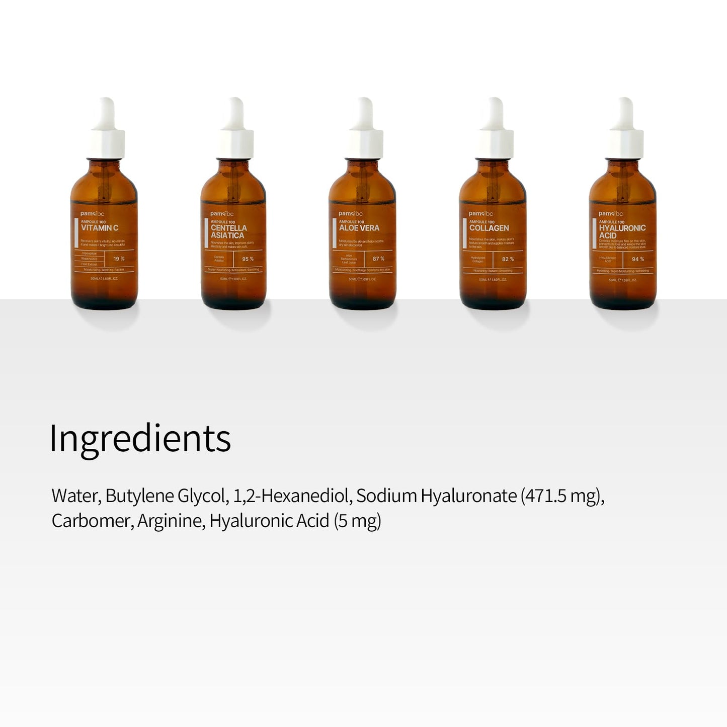 PAMSIBC PAMS IBC Ampoule 94% Hyaluronic Acid – Hydration Serum (50ml)