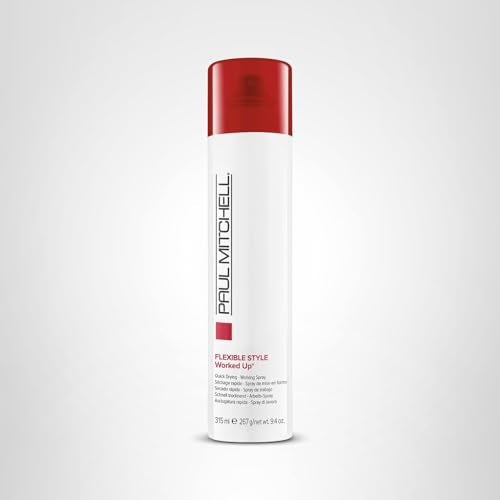 Paul Mitchell Worked Up Hairspray - Flexible Hold, Brushable Memory, 9.4 oz