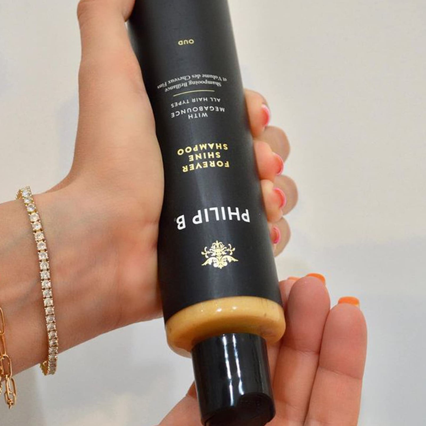 PHILIP B Forever Shine Shampoo – Volumizing Oud-Scented Cleanser for All Hair Types (2 fl oz / 60 ml)