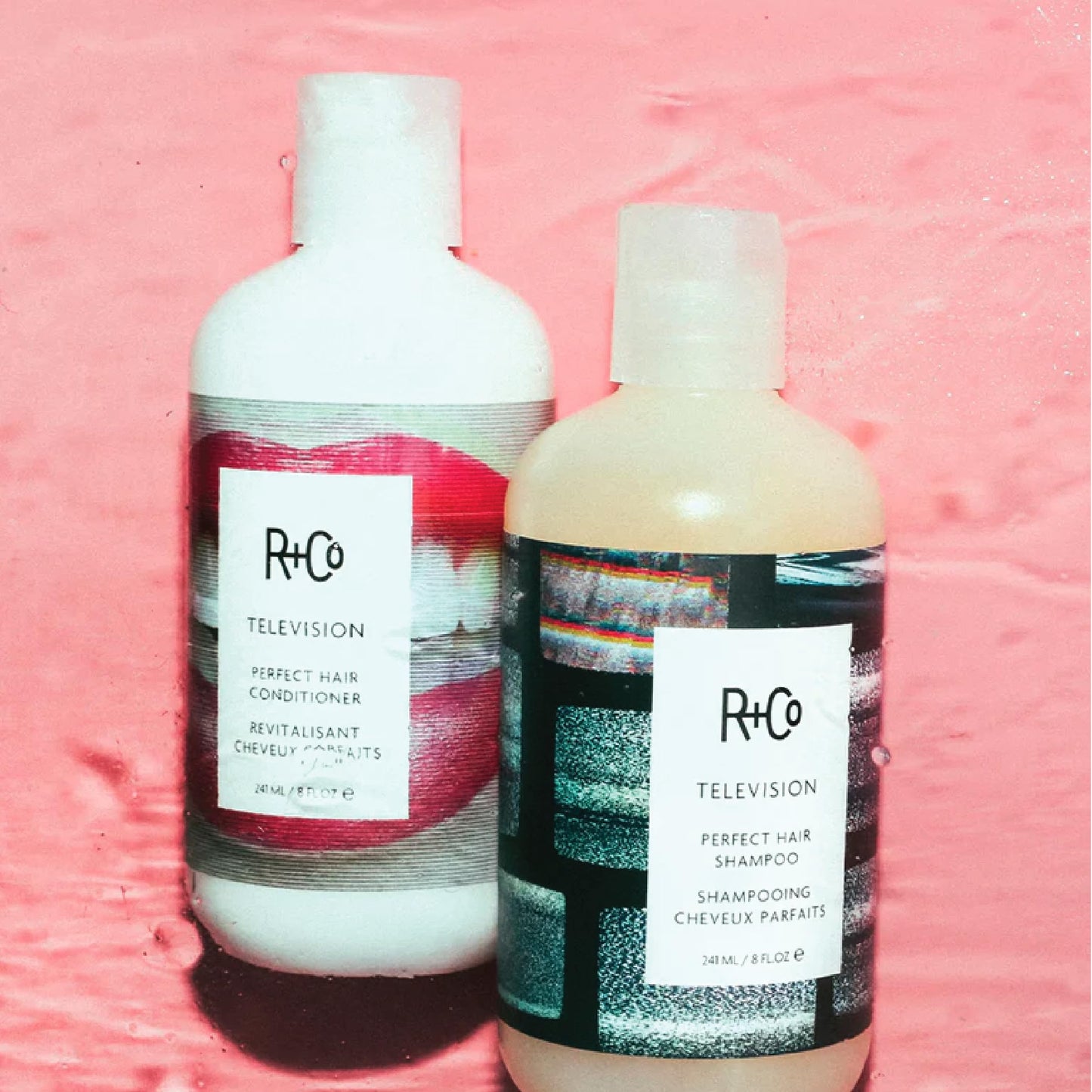R+Co Television Perfect Travel Shampoo + Conditioner Set | TSA-Approved, Vegan & Cruelty-Free