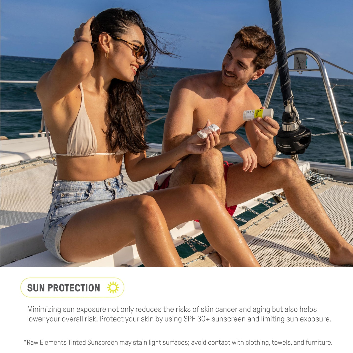 Raw Elements Ultra-Moisturizing Tinted Face Cream SPF 30 | Reef-Friendly Mineral Sunscreen Bronze (Pack of 2)