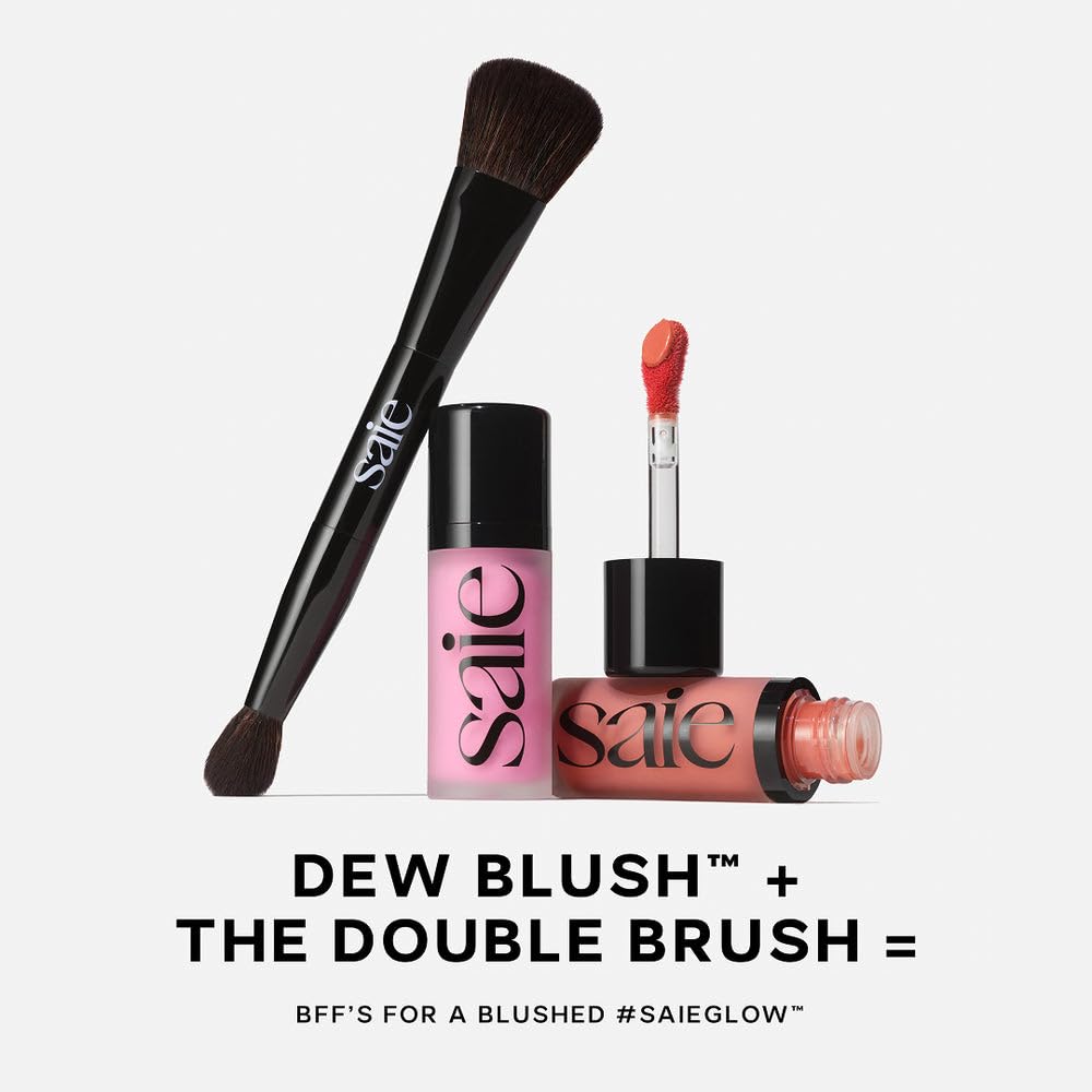 Saie Dew Liquid Blush Trio – Hydrating Cream Blush Set (3 Mini Shades: Baby, Sweetie, Spicy)