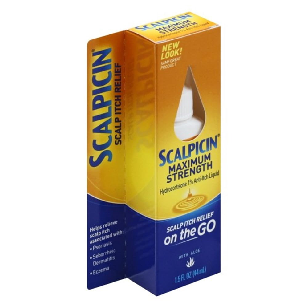 Scalpicin Max Strength Scalp Itch Treatment - 1.5 oz Pack of 4