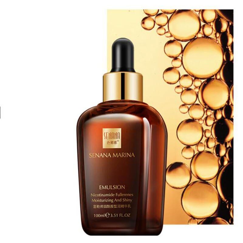 Senana 5Pcs Fullerene Nicotinamide Skincare Set – Hydrating Creams for Moisture & Pore Balance