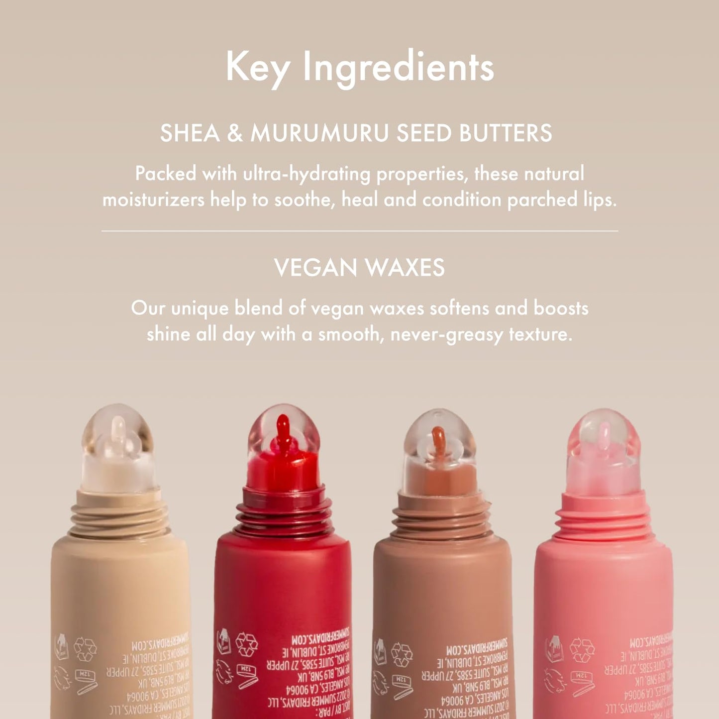 Summer Fridays Tinted Lip Butter Cherry | Conditioning Vegan Lip Balm for Instant Moisture & Shine (.5 oz)
