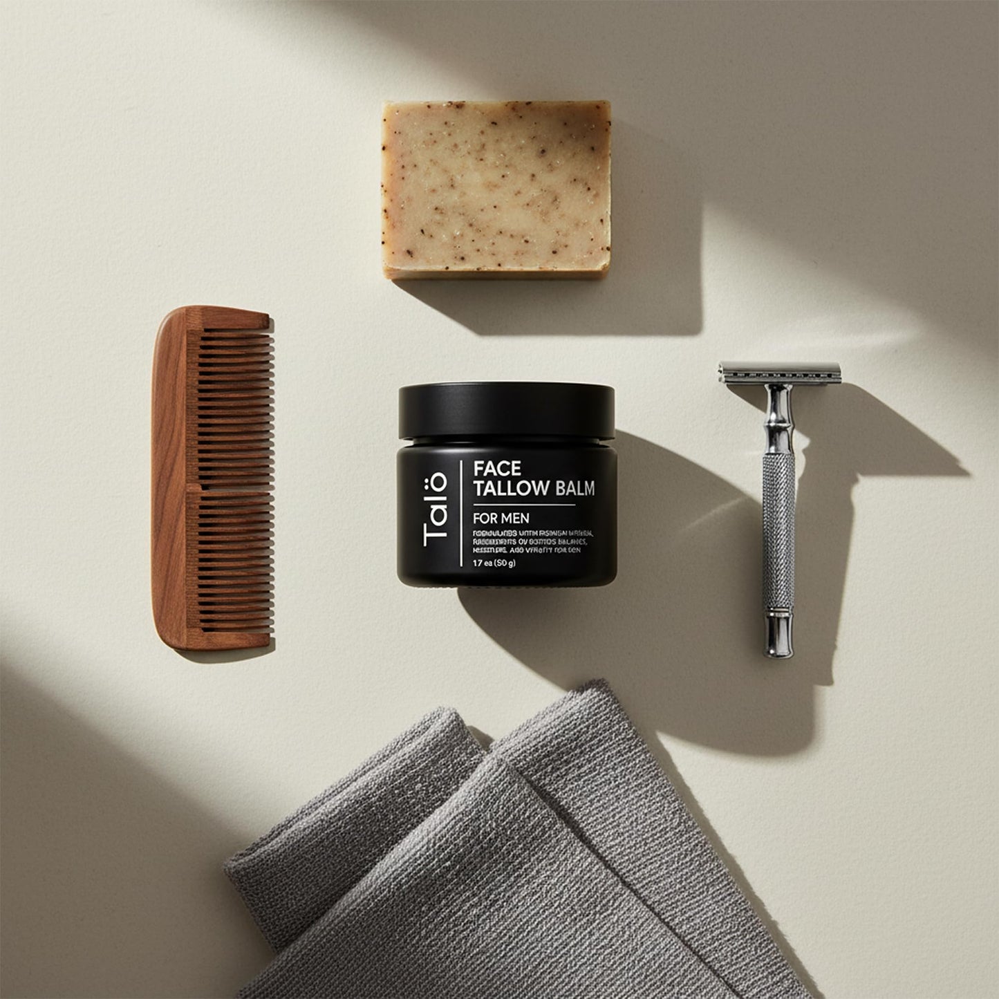 TALÖ Beef Tallow Moisturizer for Men | 100% Natural Grass-Fed Tallow, No Fillers