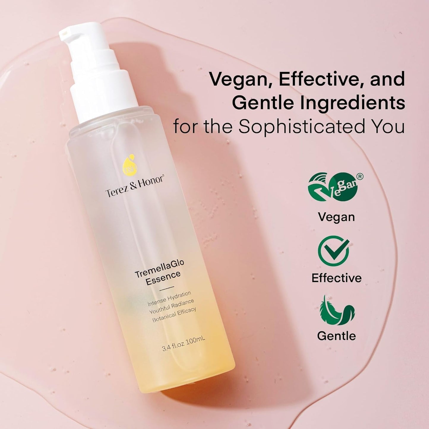 TEREZ & HONOR Collagen Night Wrapping Mask & TremellaGlo Serum Duo – Hydration, Elasticity & Glow
