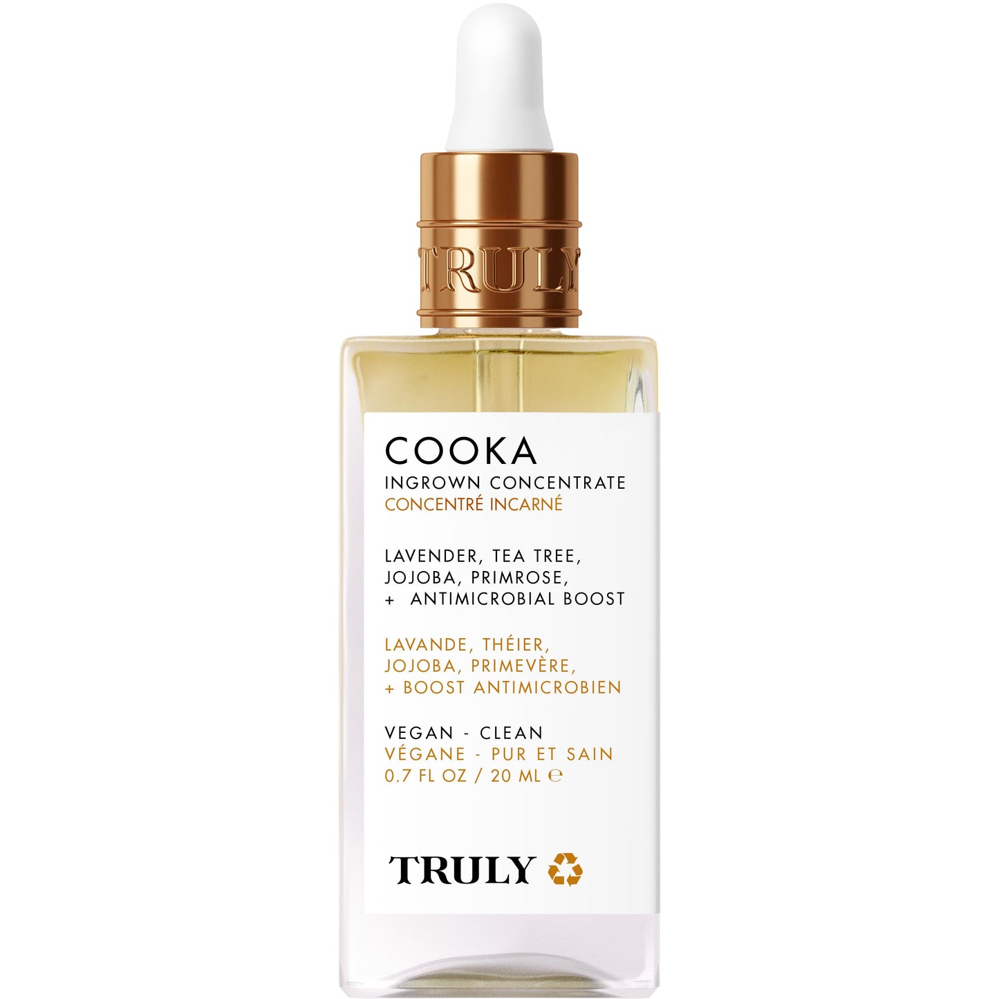 Truly Cooka Concentrate: Ingrown Hair Relief Serum with Jojoba, Lavender & Tea Tree