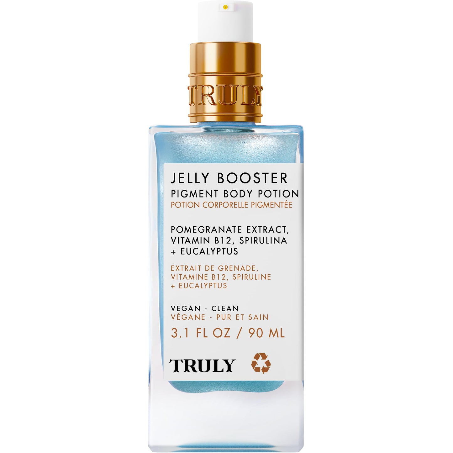 Truly Beauty Jelly Booster Pigment Body Potion – Lightweight Acne Scar Treatment for Face & Body (3.1 Fl Oz)