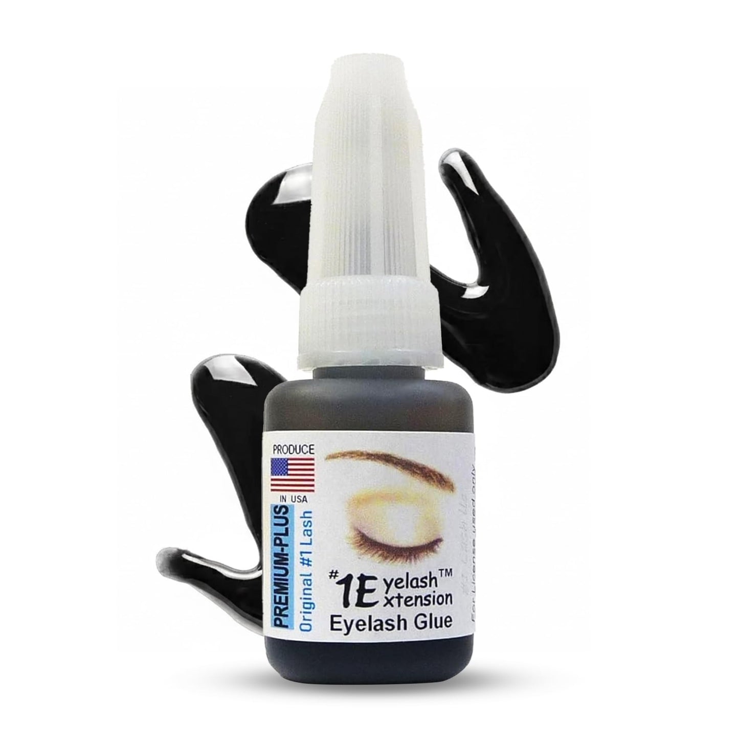 #1 Eyelash Extension Premium Plus Glue (5ml) — Odorless, Quick-Dry, For Licensed Pros