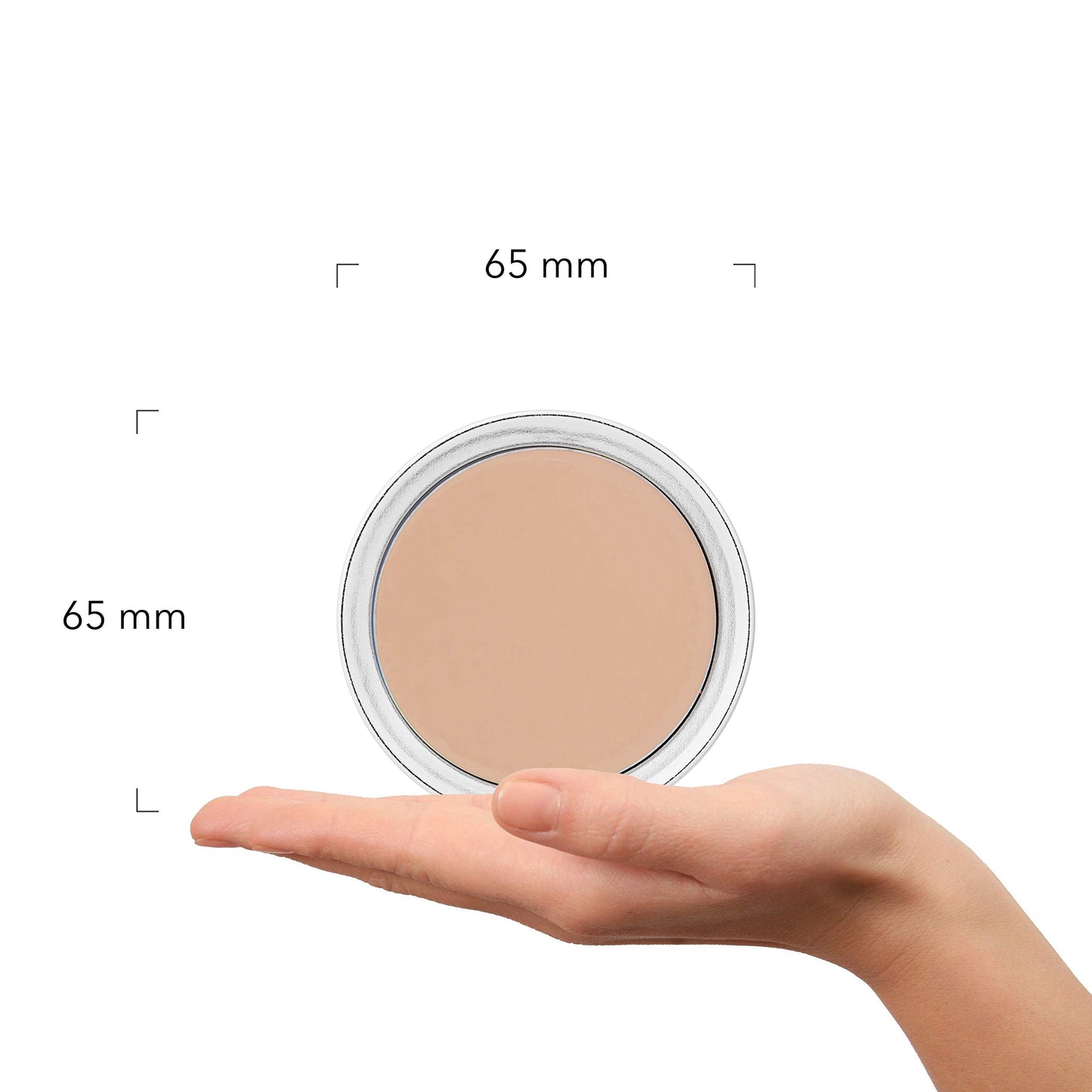 100% PURE Cream Foundation Concealer Sand – Matte, Hydrating, Vegan for Light/Medium Neutral Skin