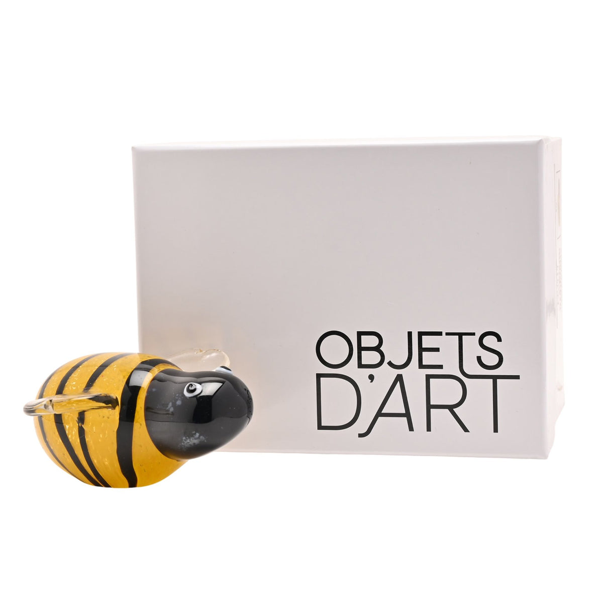 Objets d'art Glass Figurine - Bee