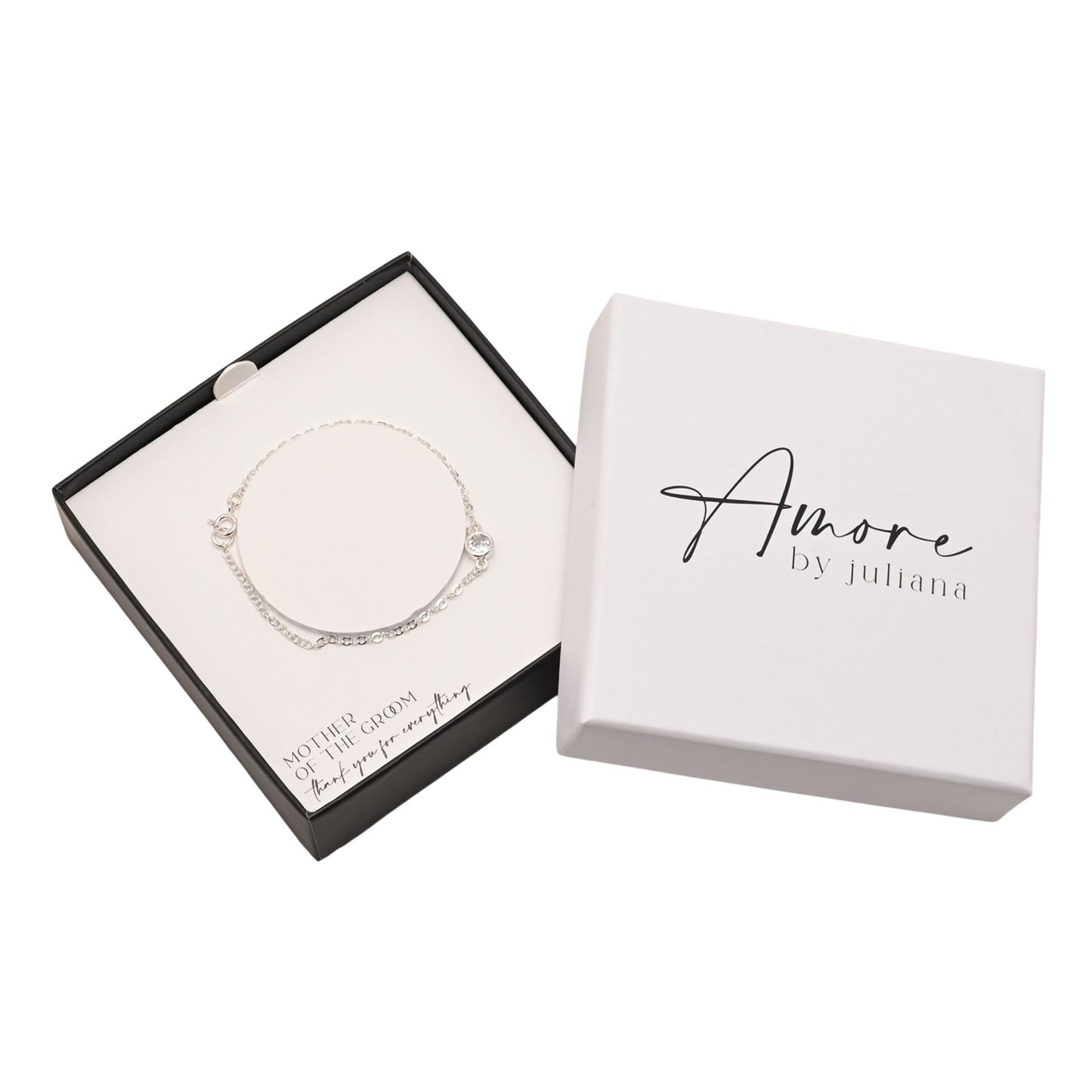 Amore Silver Plated Bracelet - Mother Of The Groom