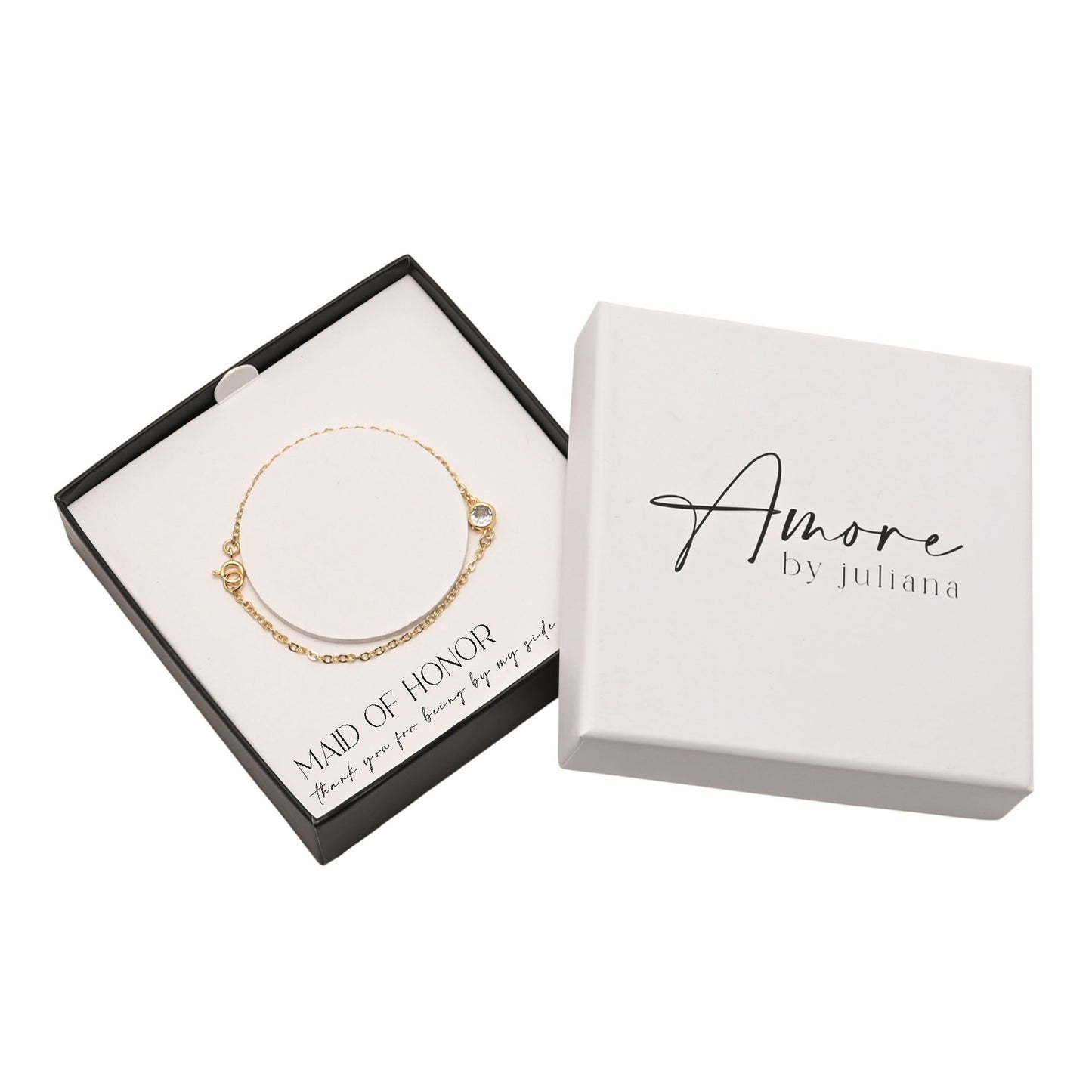 Amore Gold Plated Bracelet - Maid Of Honour