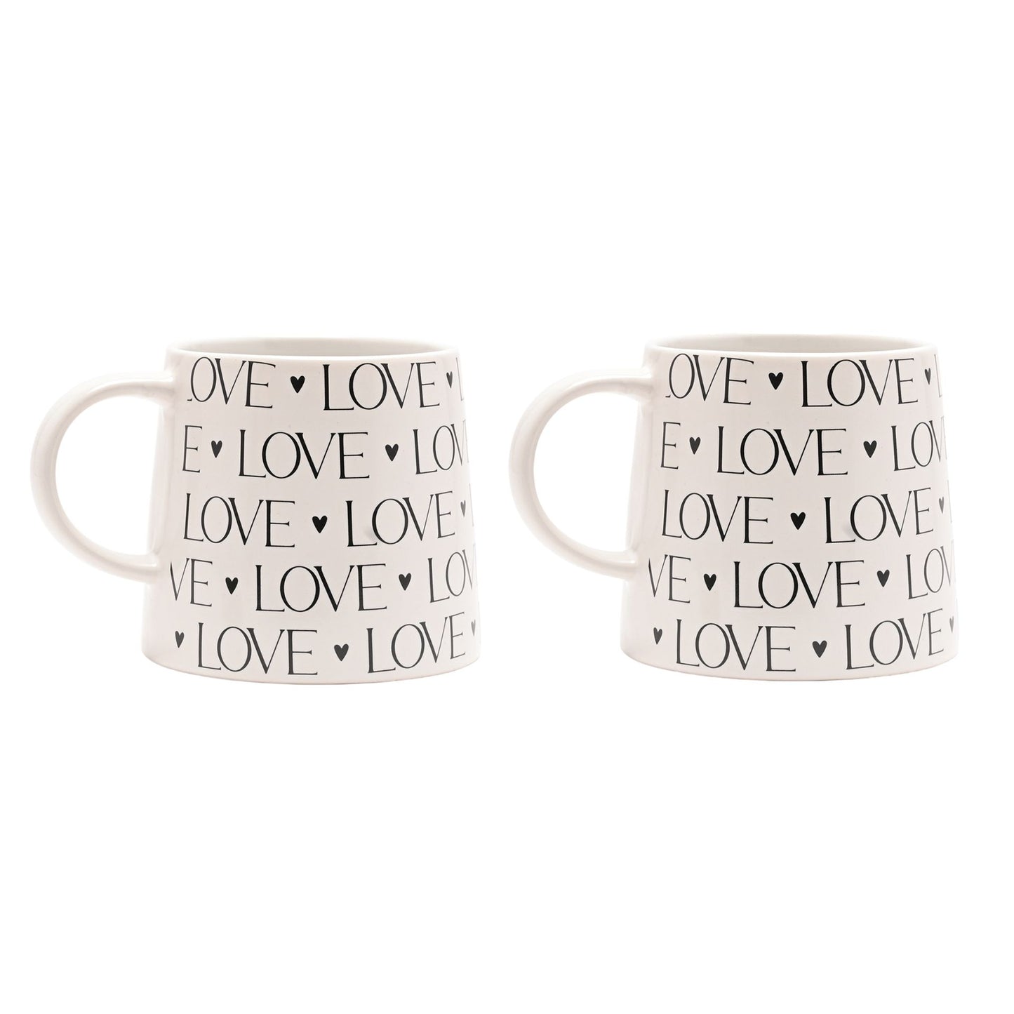 Amore Mugs Set of 2 - Love