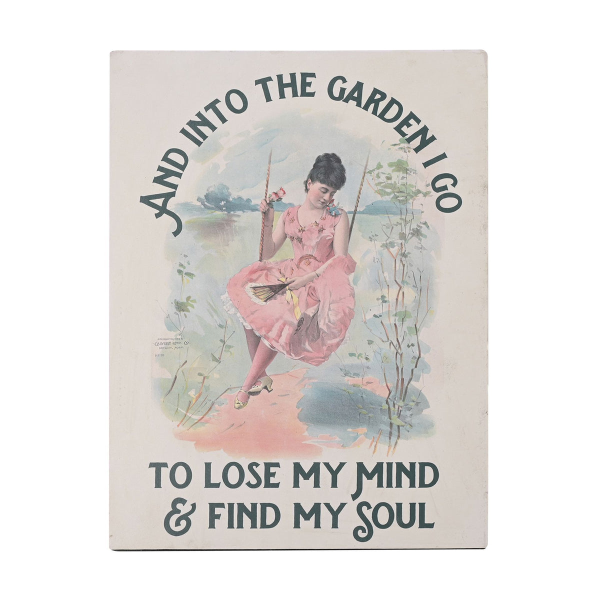 Country Living Wall Plaque 40cm - Lose My Mind & Find My Soul